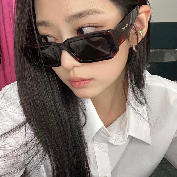 New - Prada PR 06YSF 06V5S0 Rectangle Sunglasses - Picture 1 of 17